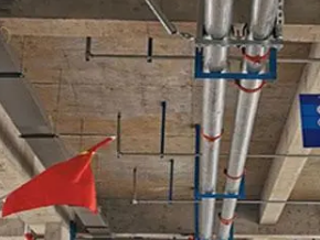 中站管廊支架的安装方法